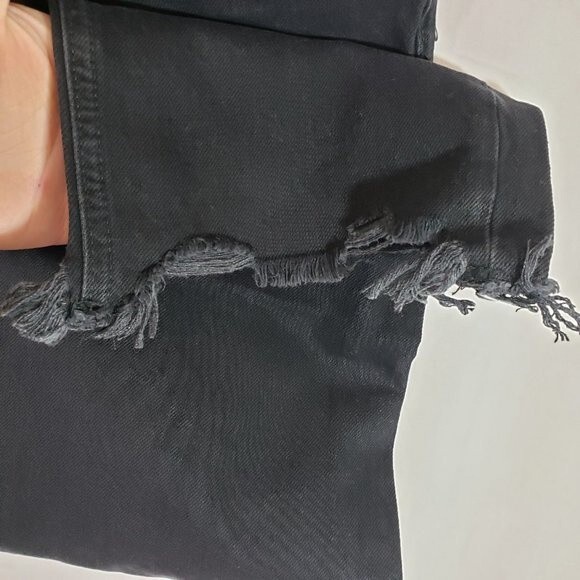 Free People  We The Free Maggie Mid Rise Straight Black 26 (AC) - Picture 3 of 13